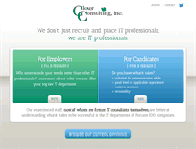 Tablet Screenshot of cloverconsultinginc.com